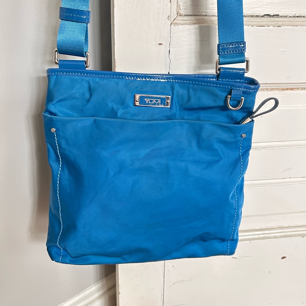 💙 Tumi Voyager Crossbody Bag - turquoise blue - Picture 2 of 8